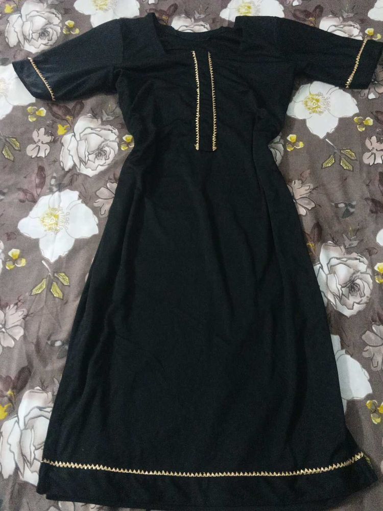 Elegant Black Kurta