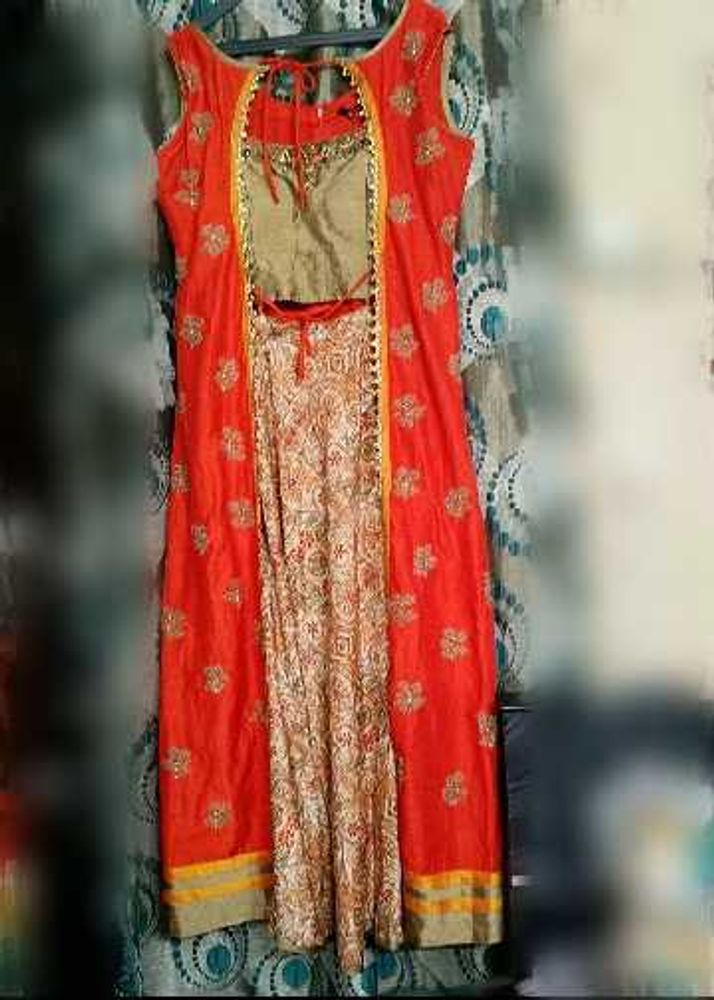 Ethnic Embroidered Night Gown