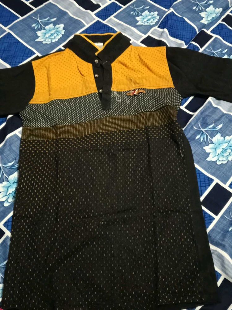 Unique Patterned Polo Shirt