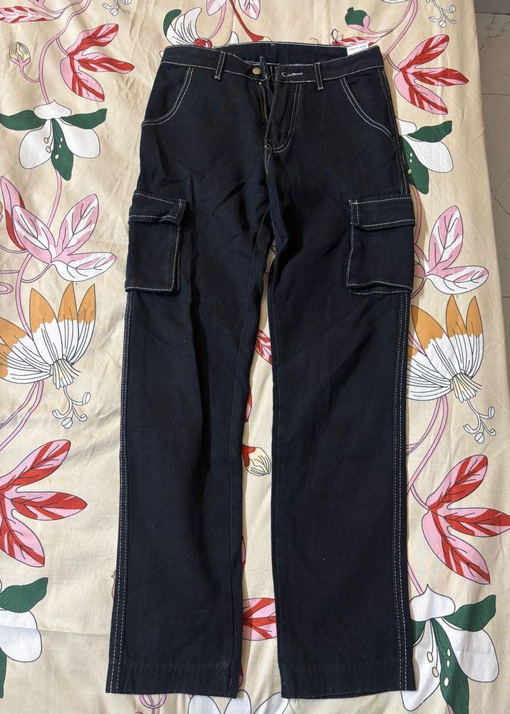 Black Cargo Pants/ Jeans
