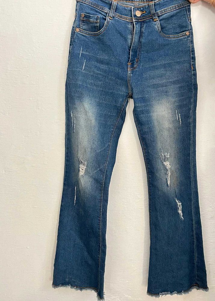 Flared Denim Jeans