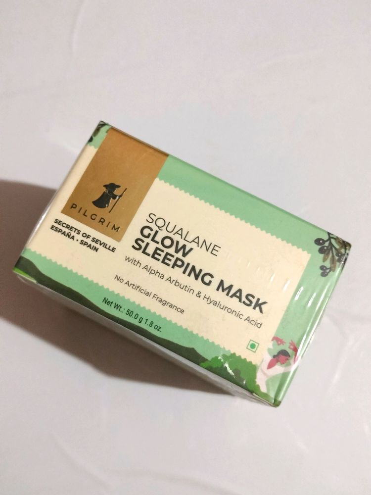 Pilgrim Squalane Glow Sleeping Mask For Dry Skin