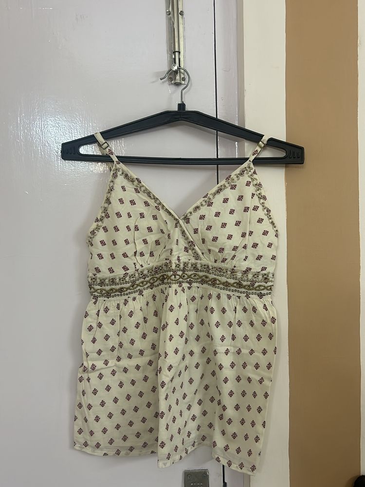 Patterned Cami Top