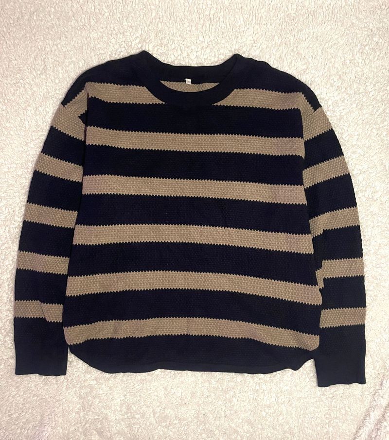 Grunge Striped Sweater