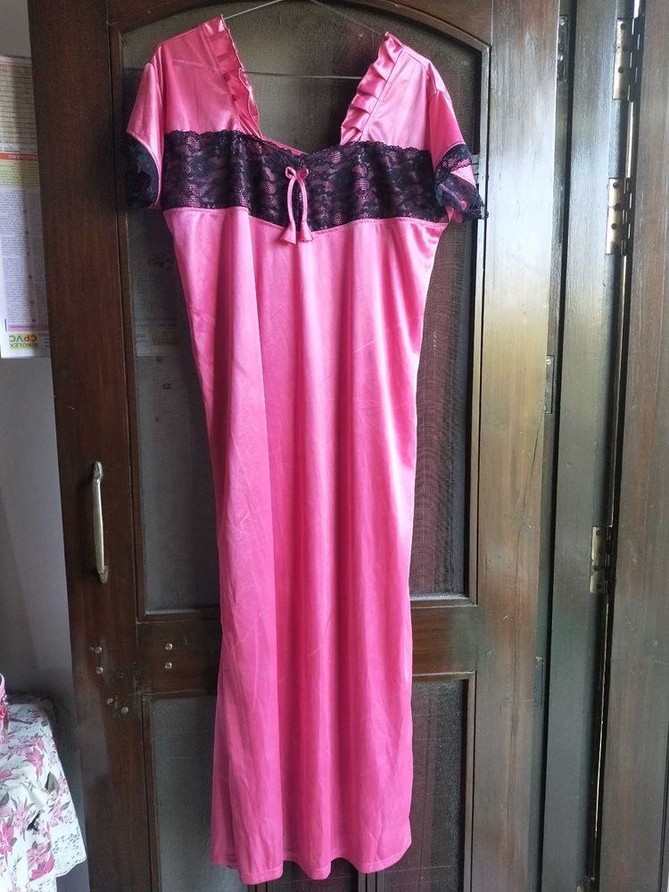 Silky Lace Nightgown