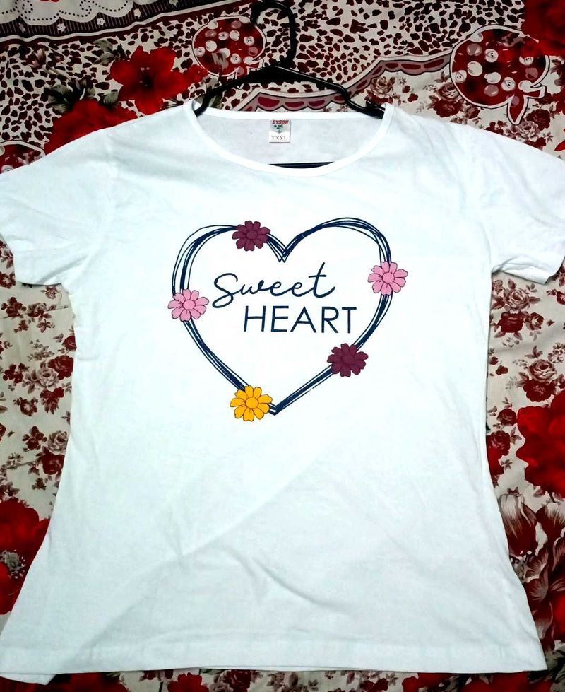 Daily Wear T-shirt With Printed Design