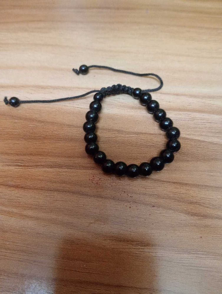 Black Beaded Bracelet