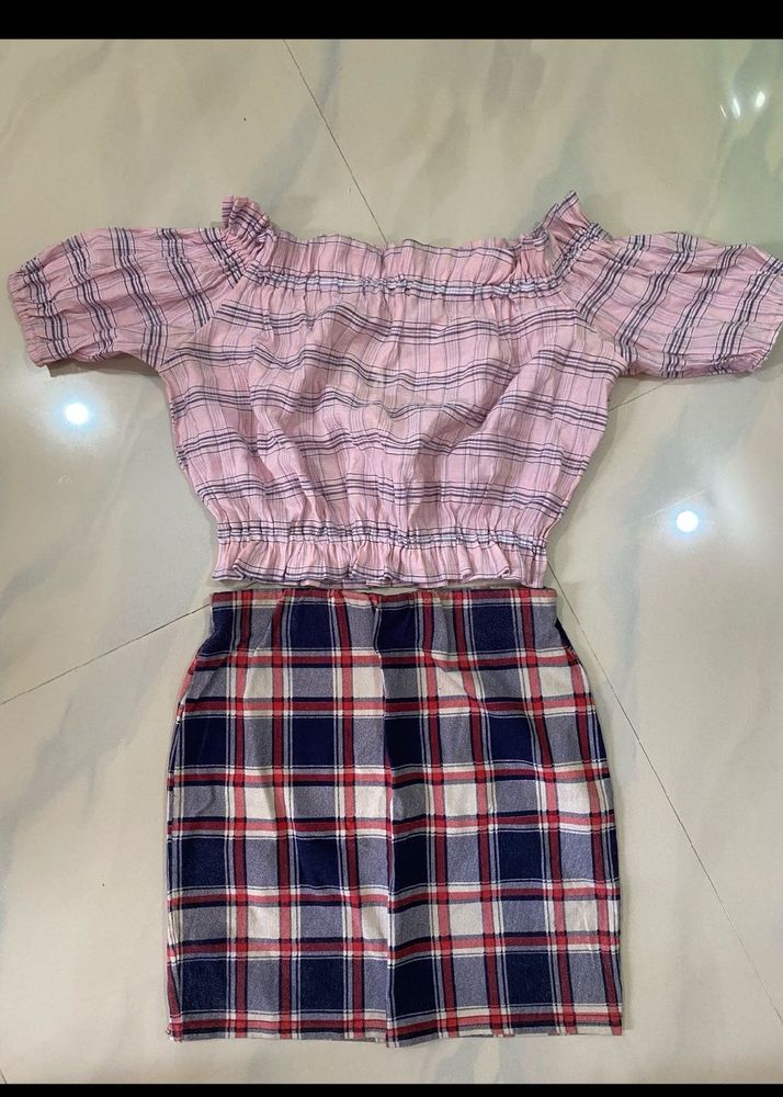 Combo Tops And Skirt