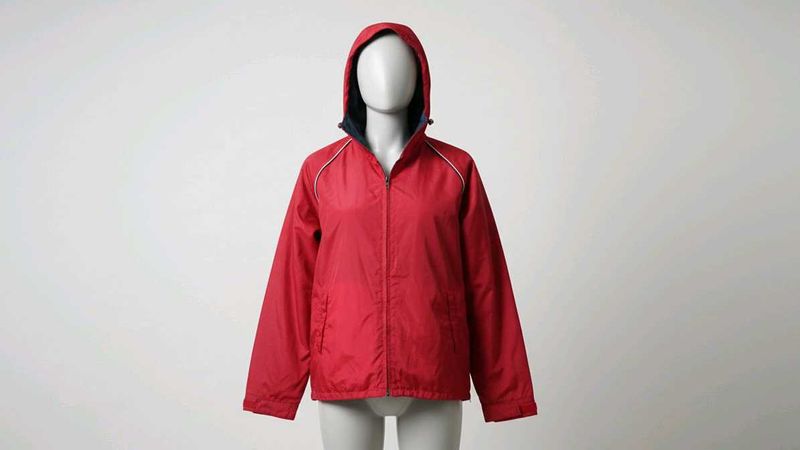 Red Hooded Jacket