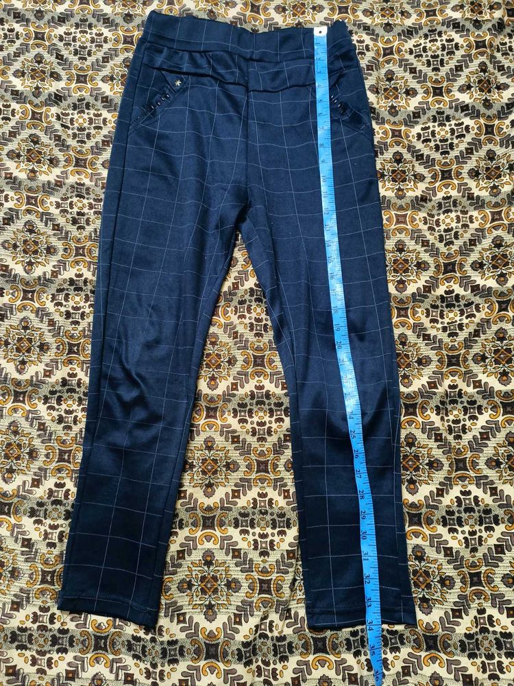 Checkered Casual Pants