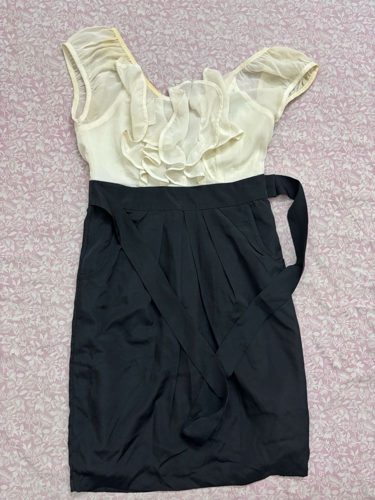 Black And White Elegant Dress
