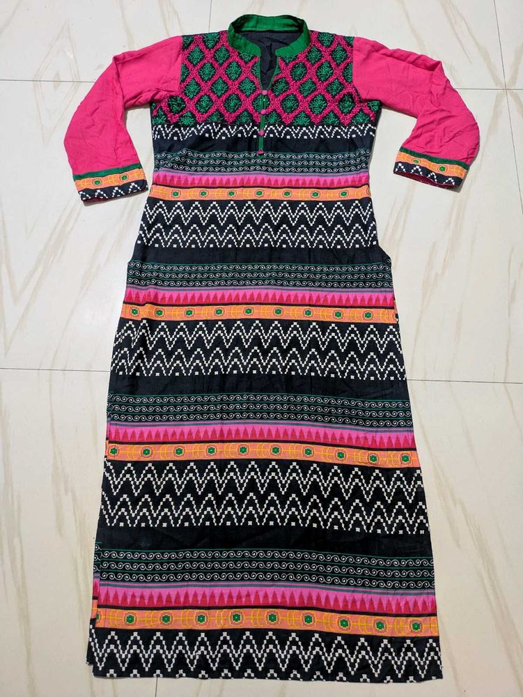 Pure Cotton Embroidery Kutra