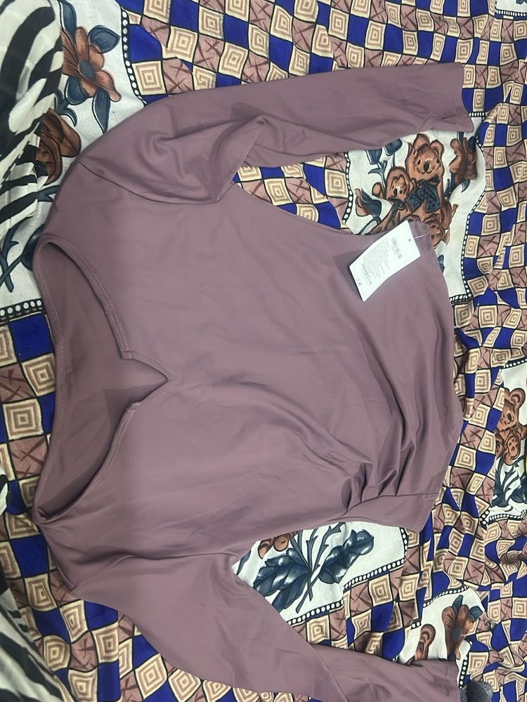 Mauve Long Sleeve Top