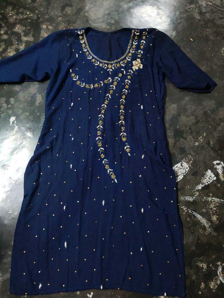 Navy blue kurti