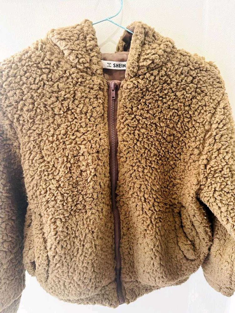 Kids Teddy Fur Jacket 6yrs.