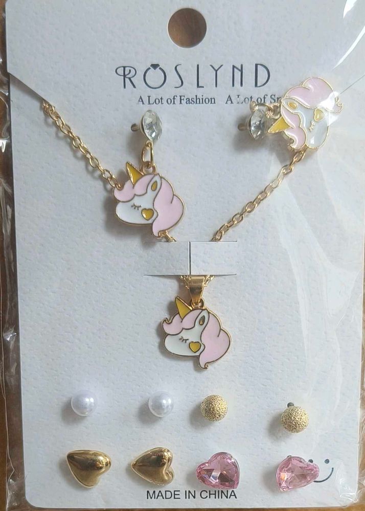 Unicorn Jewelry Set Of 2 Any