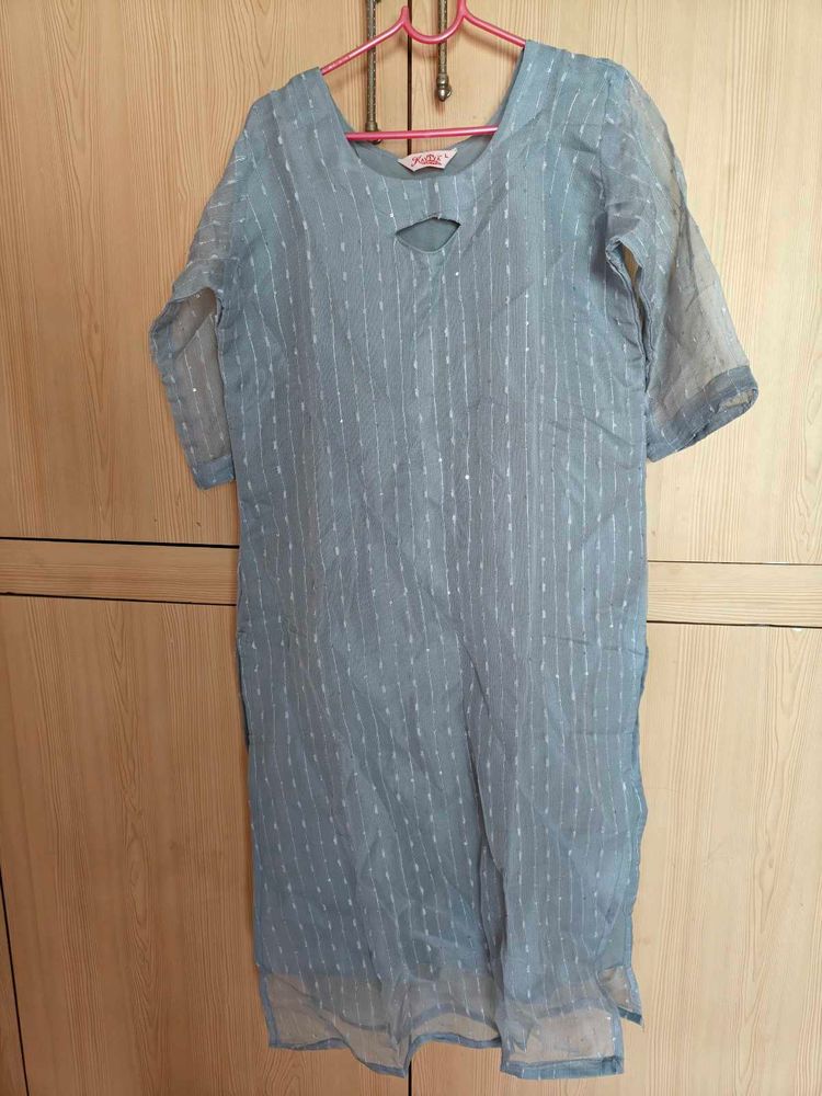 Elegant Grey Kurta