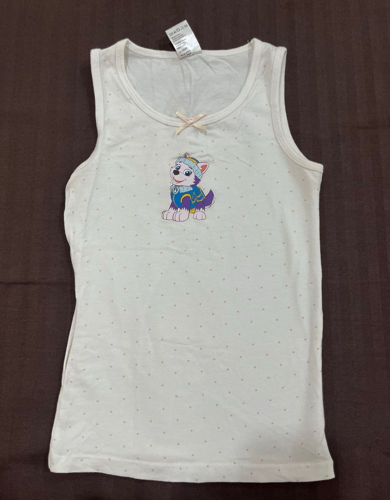 Paw Patrol Everest White Sleeveless Tank Top