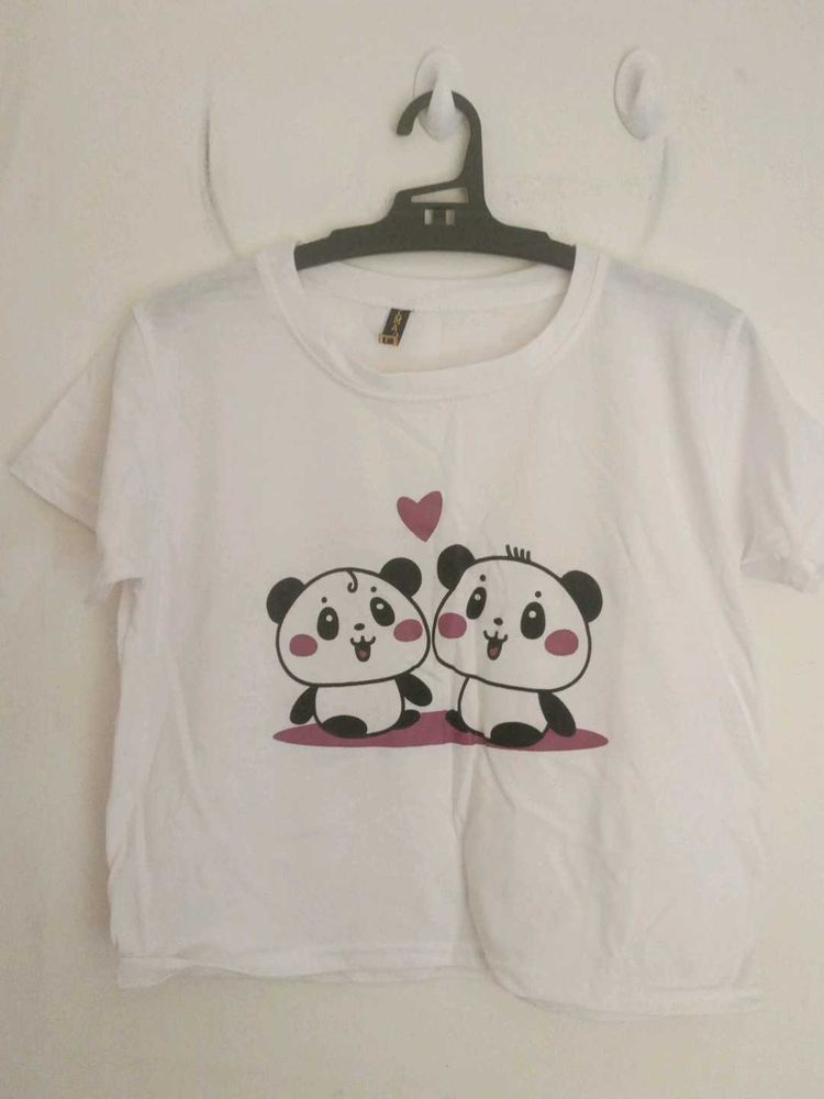 Cute Panda Graphic Tee