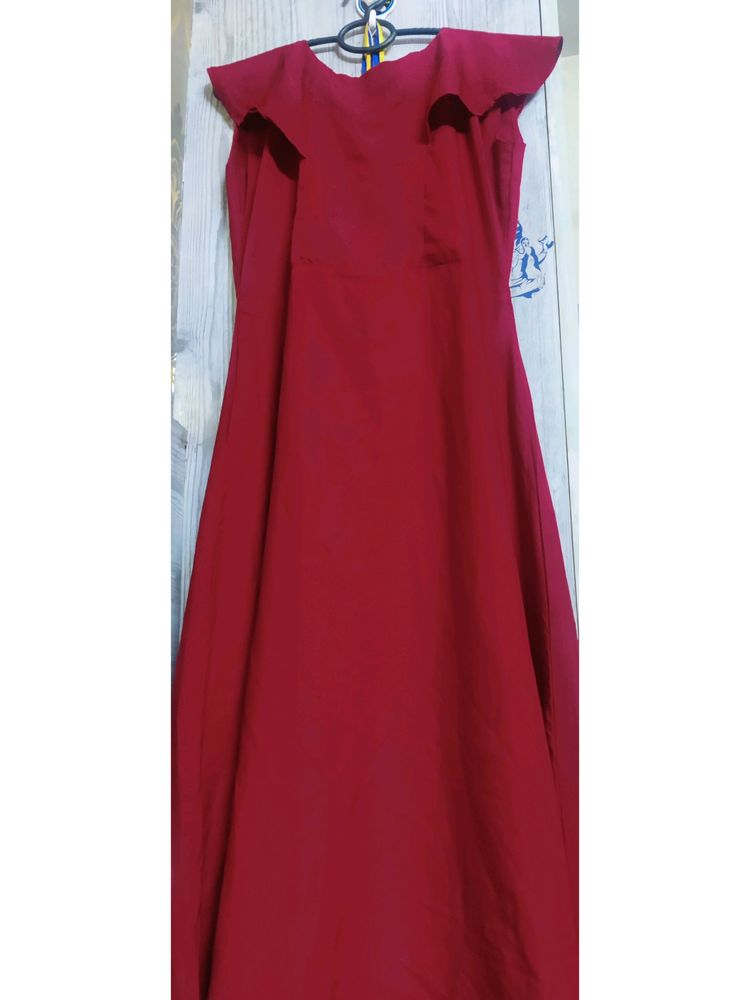 Maroon Dress