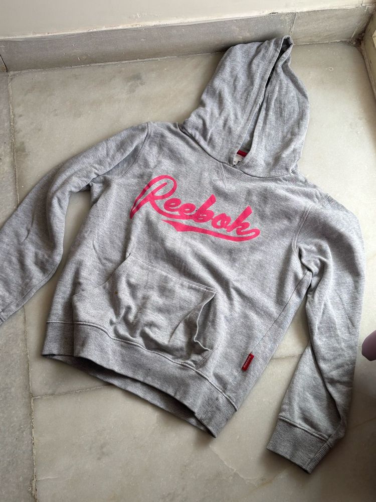 Reebok Grey Hoodie