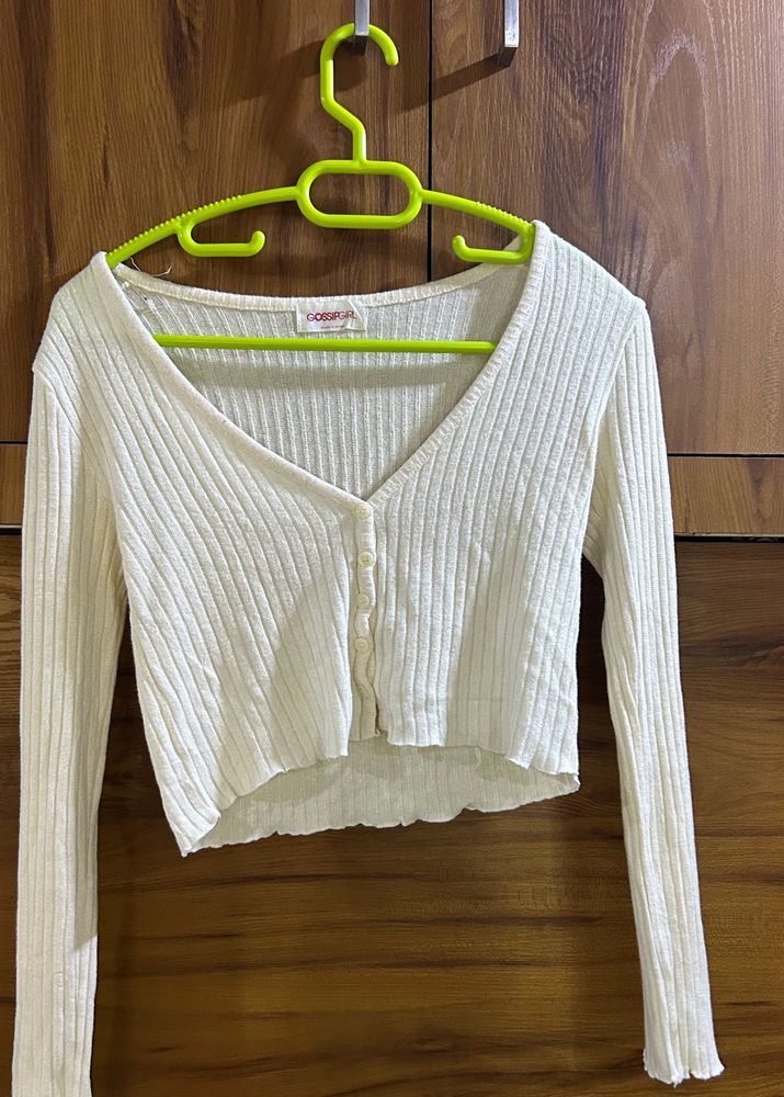 Cute Crop Top Cardigan