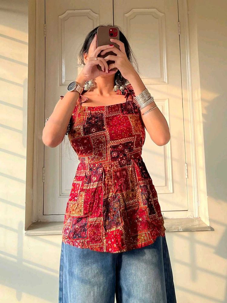 Padded Navratri Kurti