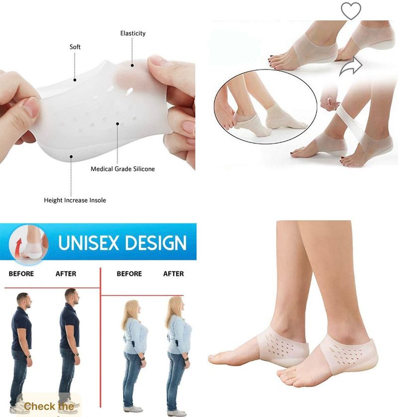 Silicone Height Increase Insoles