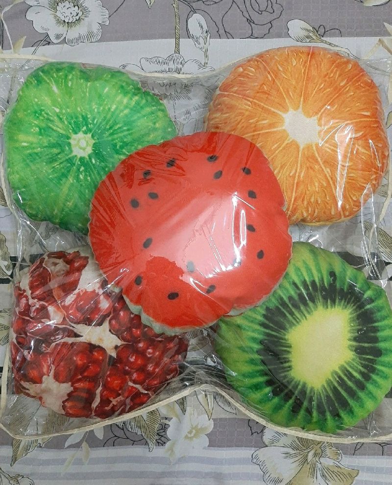 Fruit Cushions Set Of 5pc.