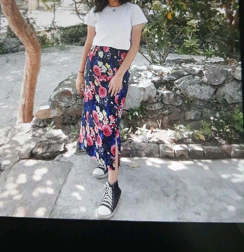 Y2k Aesthetic Long Skirt For Women