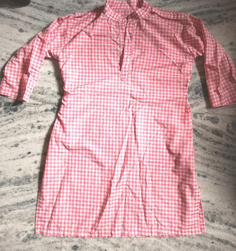 🌸Cute Pink n White Kurta