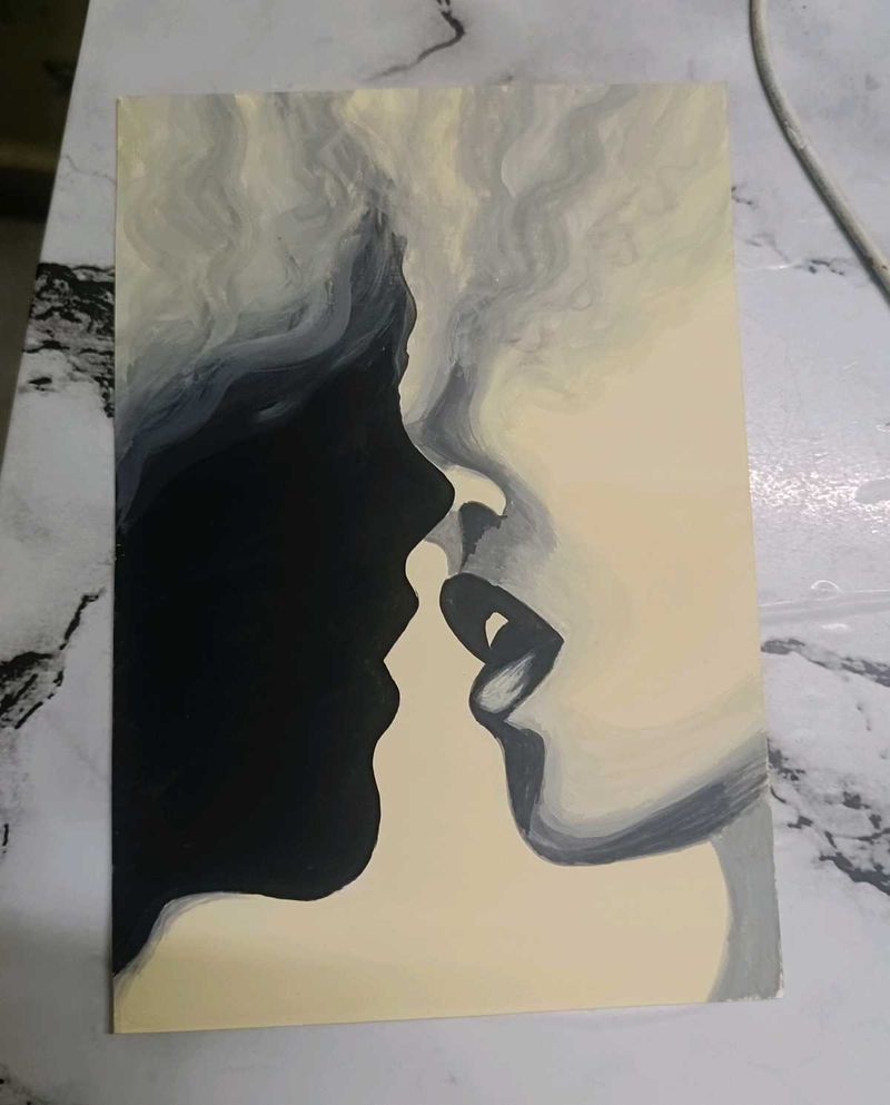 Aesthetic Painting On A5 Sheet