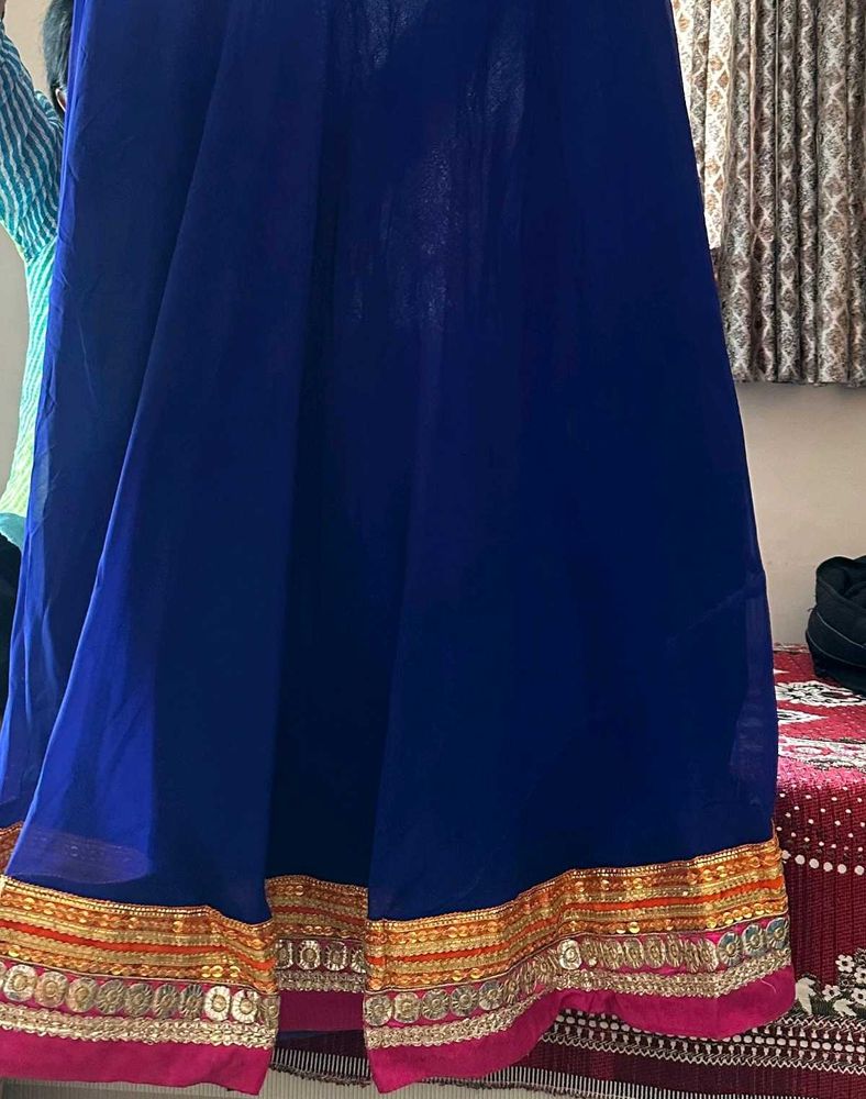 Royal Blue Skirt
