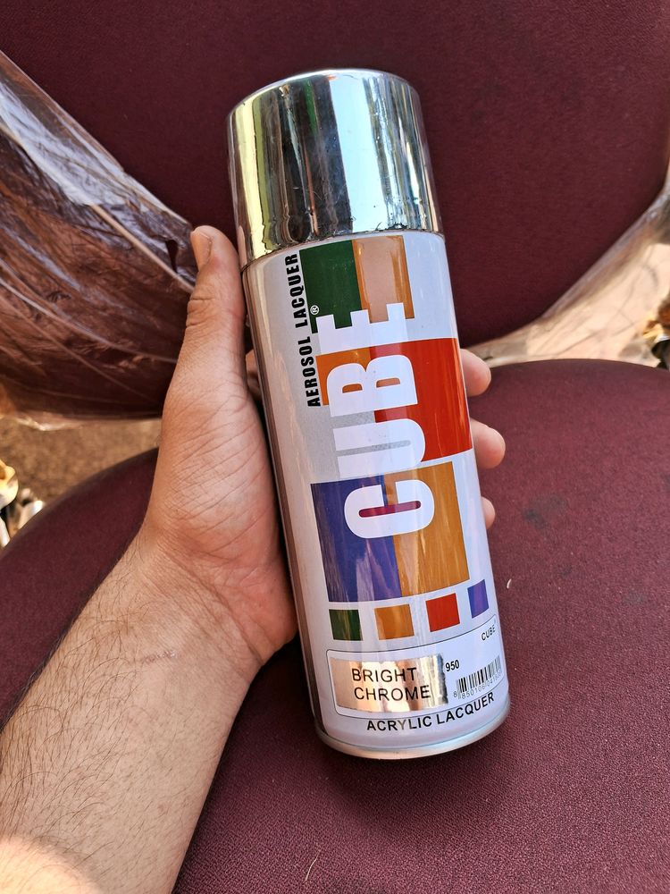 Silver Bright Chrome Spray Paint