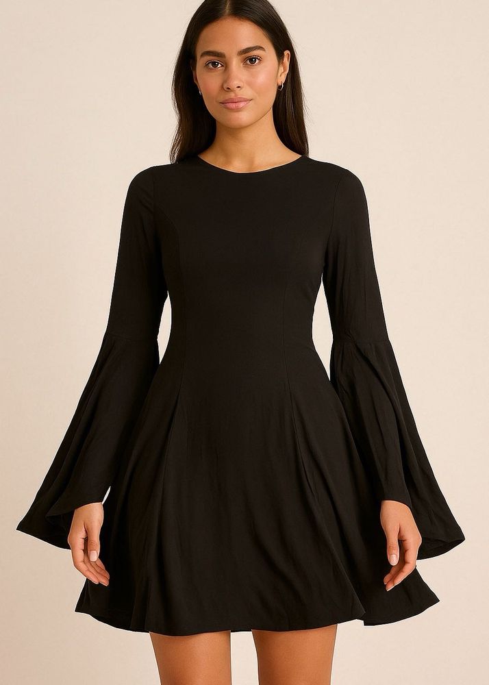 Fit And Flare Black Dress