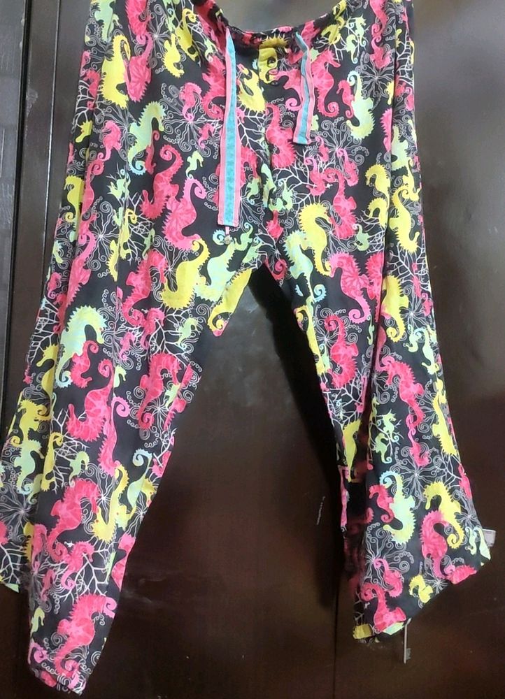 Multi Color Printed Lower Pyjama For 36 Waist