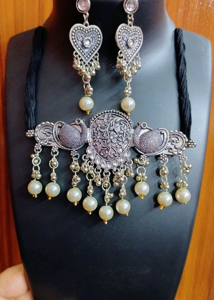 Oxidised Jewellery Set