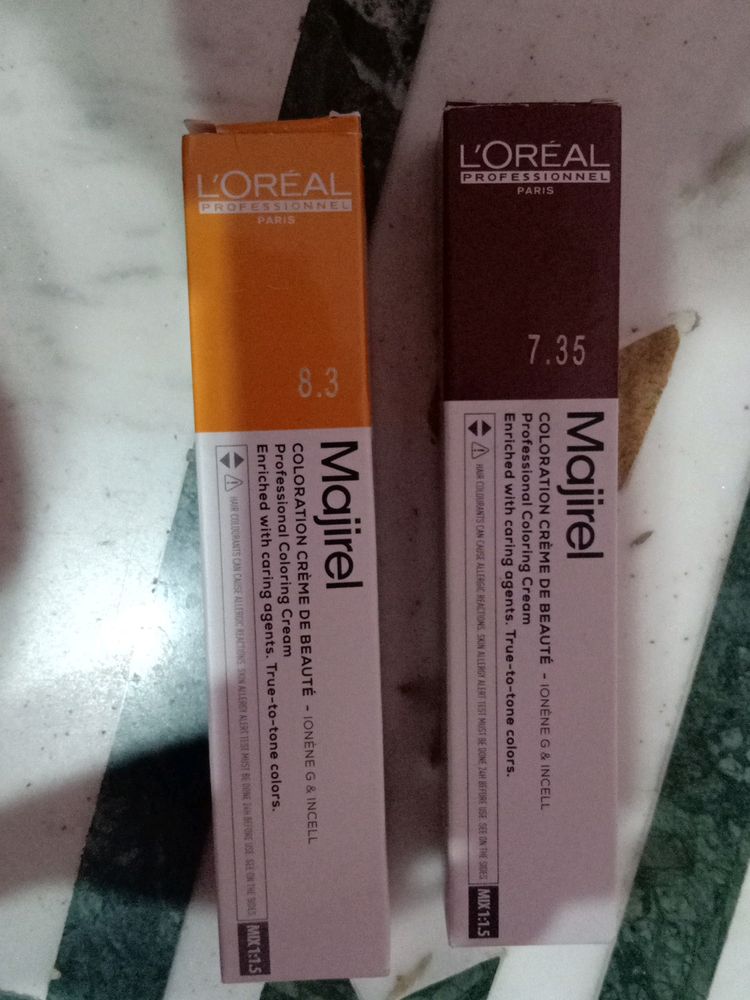 L&#39;oreal Majirel Hair Colour 7.35 + 8.3