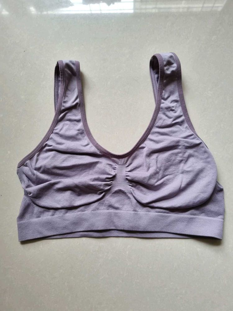 Comfortable Freesize Lavender Bra