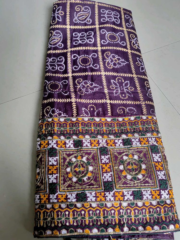 Saree With Embroidery
