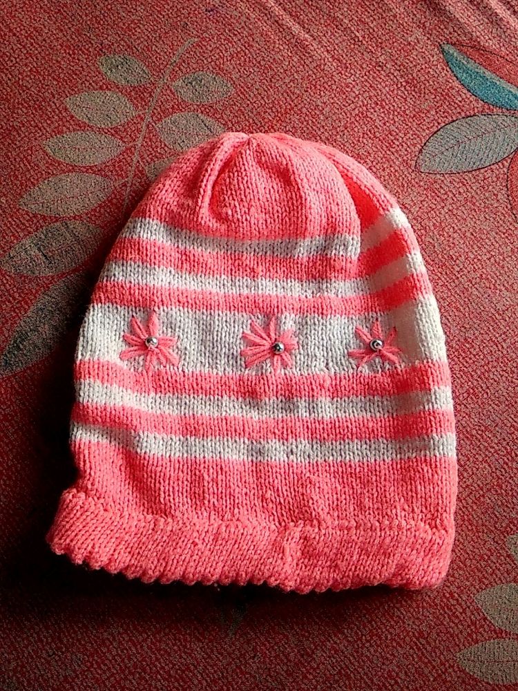 Woolen Cap For Girls