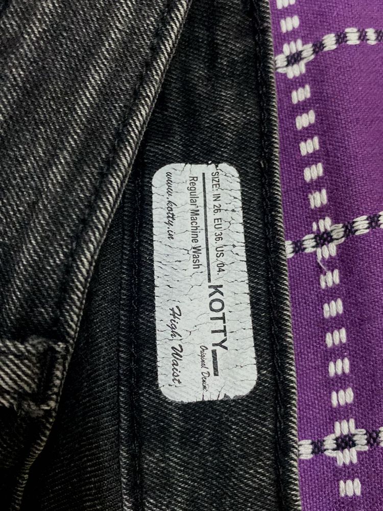 combo -2 Beautiful charcoal kotty jeans, kurthi