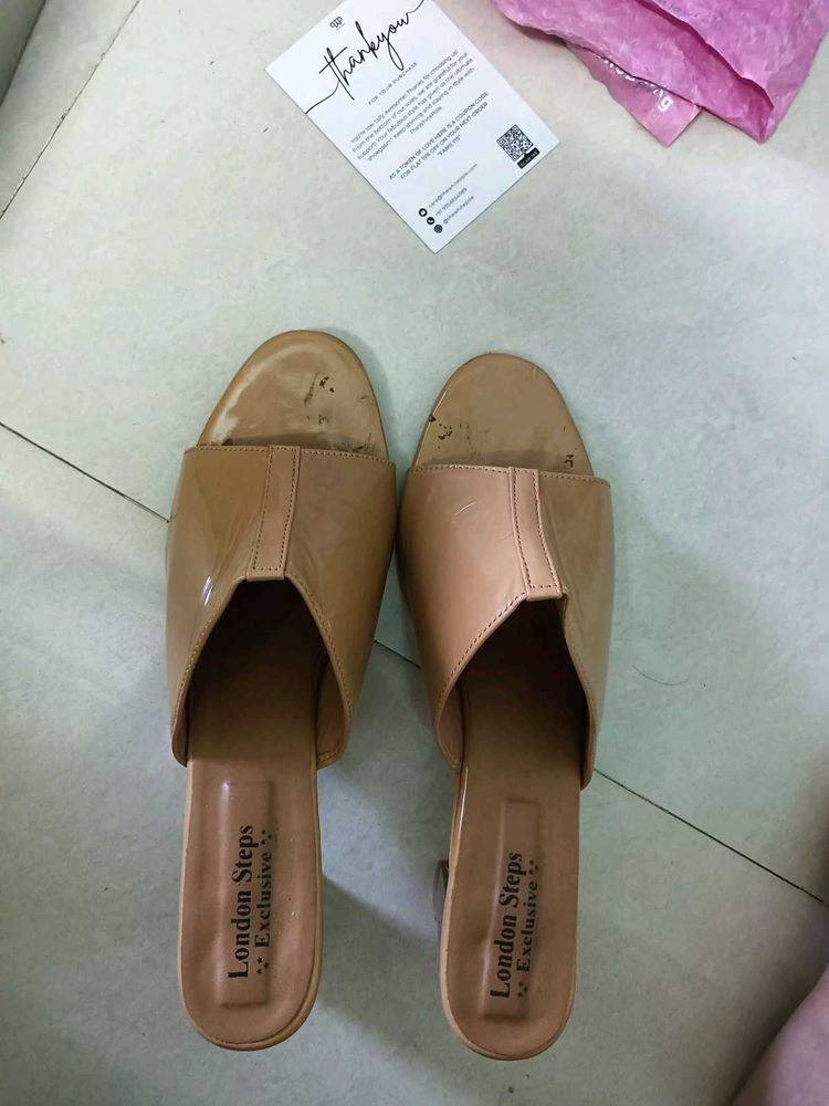 Beige Open Toe Sandal