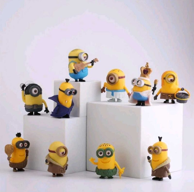 Minions Action Figures Set - Collectible Movie Cha