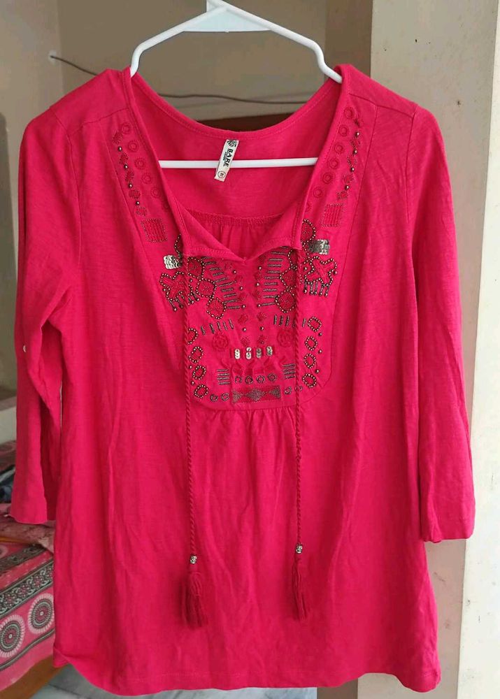 Red Top In Size M