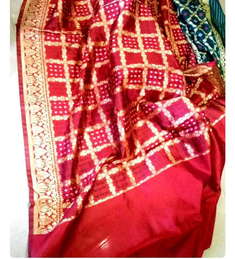 Bandhani Saree_cotton Silk