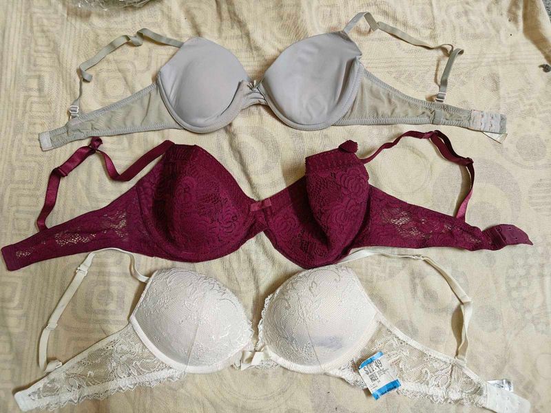 Combo Of 3 Important Bra's Like New Condition