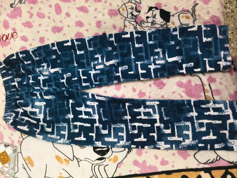 Warm fleece casual lower for 4-7 years girl