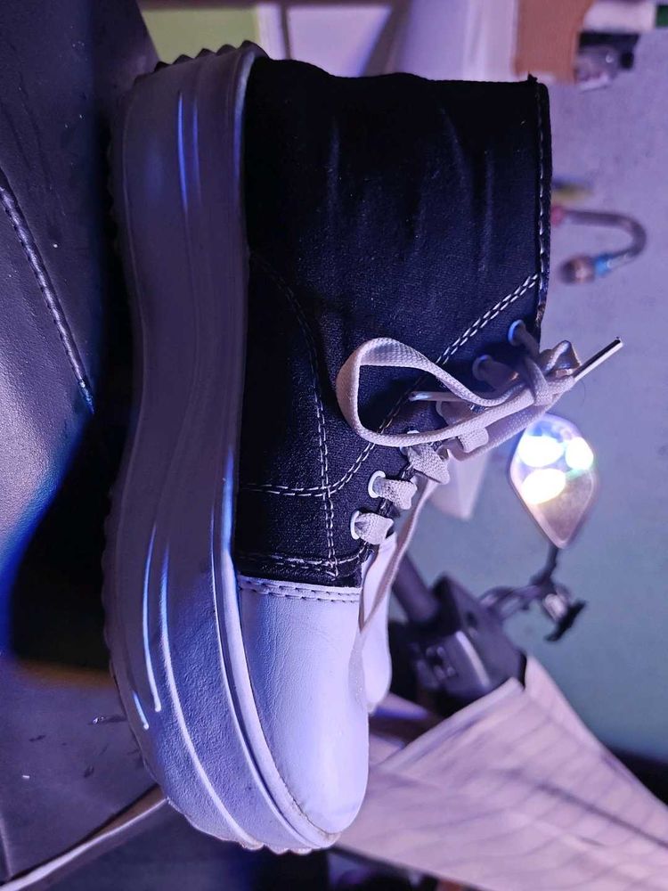 Platform High-Top Sneakers