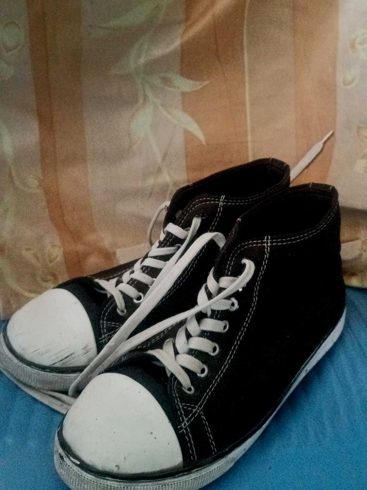 Black High Top Converse